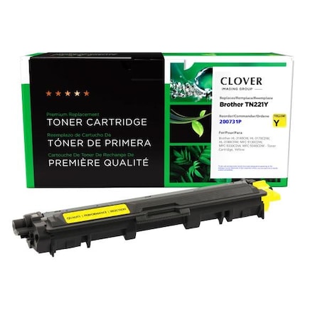 Clover Imaging Group Imaging Remanufactured Yellow Toner Cartridge 200731P